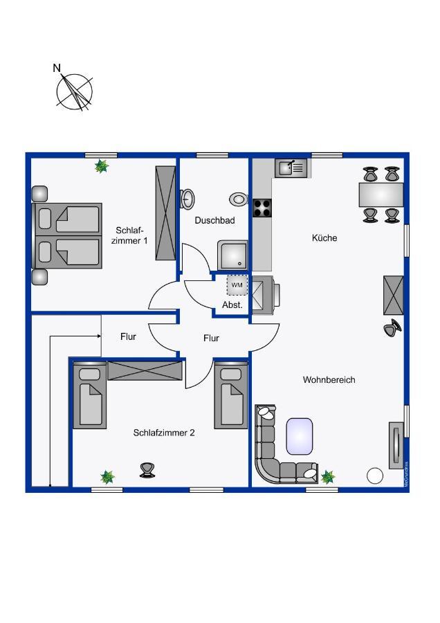 Apartament Suedernest 2 Wyk auf Föhr Zewnętrze zdjęcie